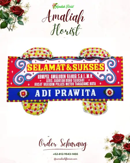 Papan Bunga Ucapan Selamat Kraguman